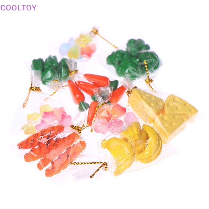 Cooltoy Mô Hình Bánh Mì / Kẹo / Rau Củ Trang Trí Nhà Búp Bê 1: 12