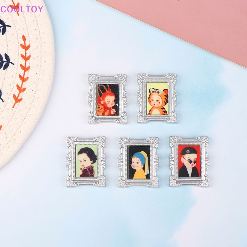 Khung Ảnh Mini Tỉ Lệ 1 / 12 Trang Trí Nhà Búp Bê