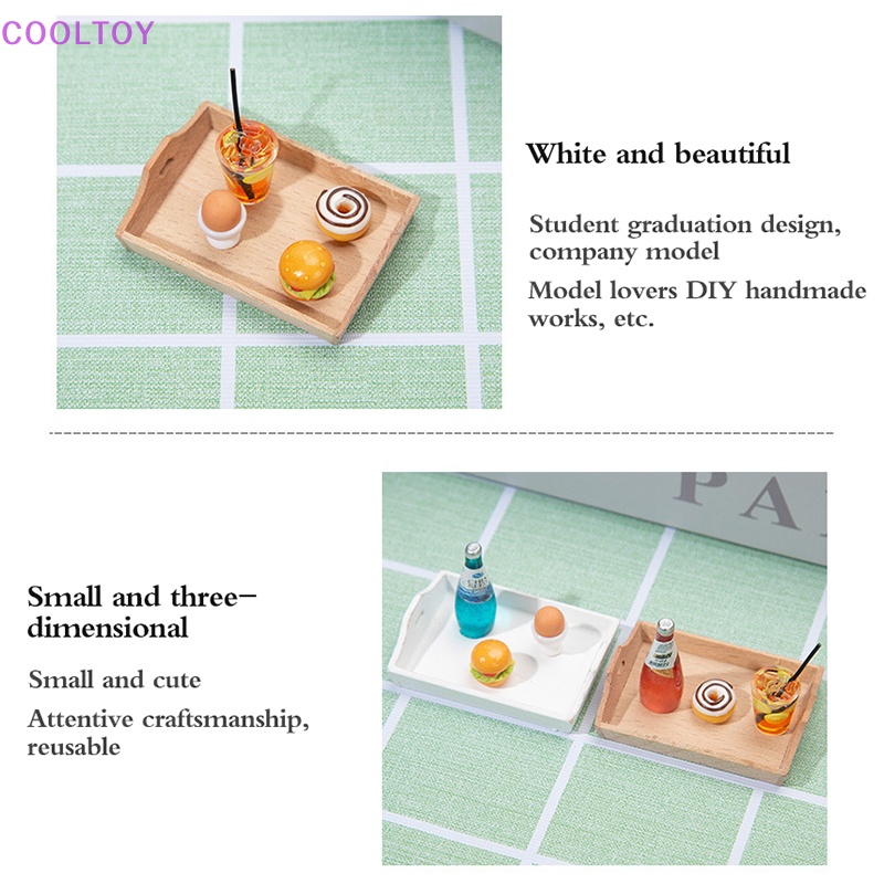 Cooltoy Khay Đựng Trái Cây mini Tỉ Lệ 1: 12 Trang Trí Nhà Búp Bê