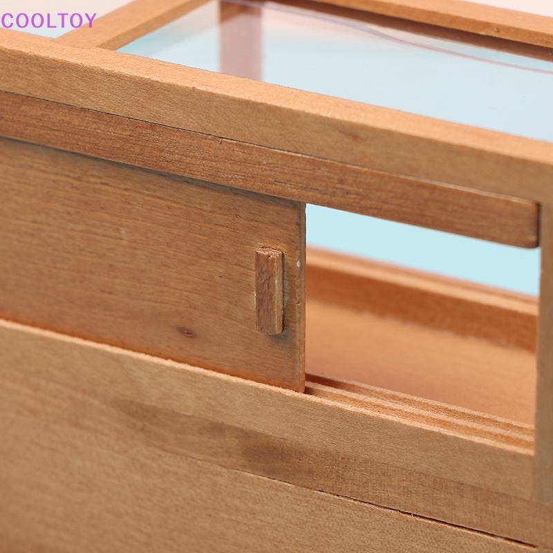 Mô Hình Tủ Trưng Bày Trang Trí Nhà Búp Bê 1: 12