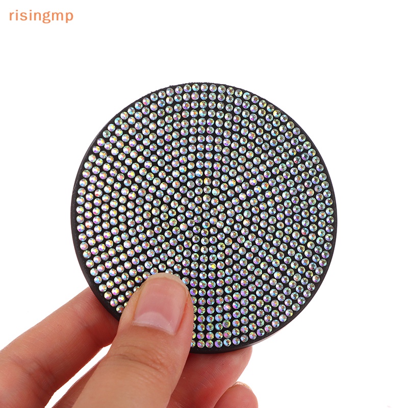 Giá Đỡ Cốc Nước Bằng Silica Gel Đính Kim Cương Chống Trượt Tiện Dụng Cho Xe Hơi