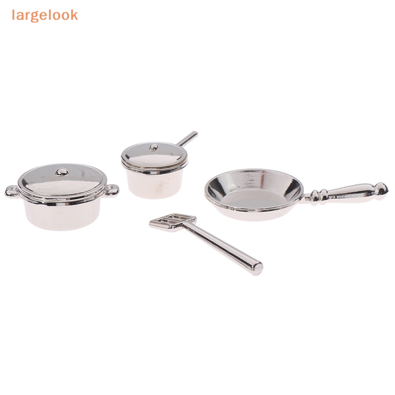 Mô Hình Nồi Chảo Mini Tỉ Lệ 1 / 12 Dùng Trang Trí Nhà Búp Bê