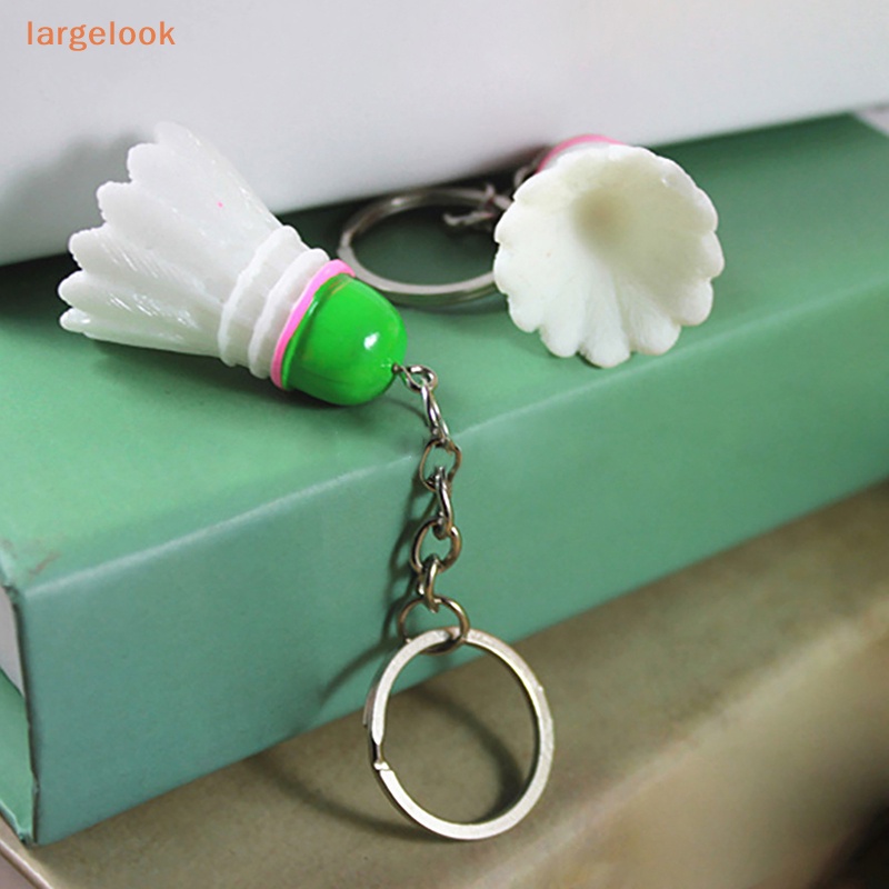 Móc Khóa Quả Cầu Lông Mini Bằng Nhựa PVC Dễ Thương Giá Đỡ