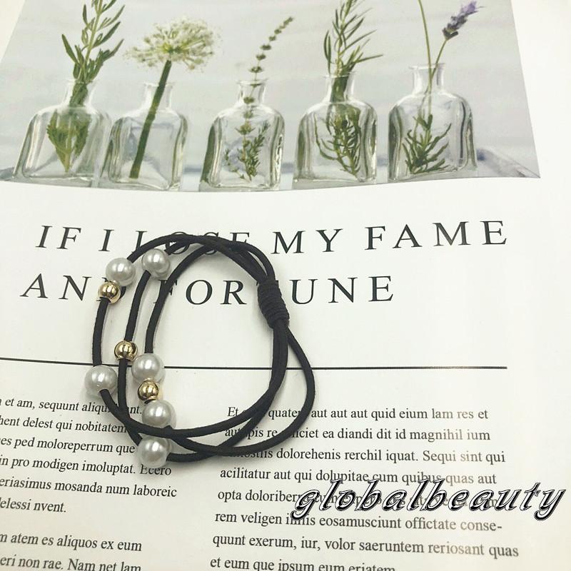 Dây Cột Tóc 3 Trong 1 Đính Ngọc Trai Giả Xinh Xắn Cho Nữ