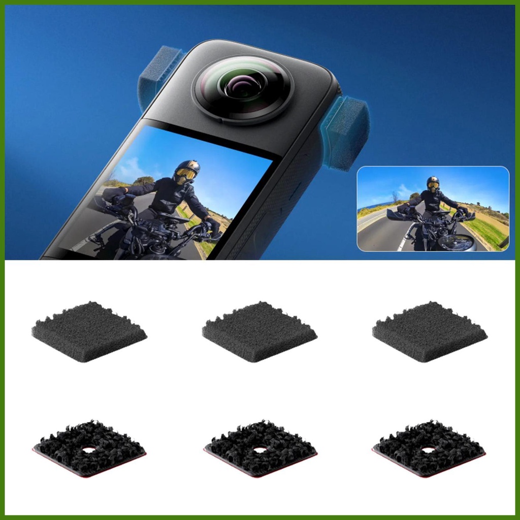 Set 6 Miếng Xốp Chắn Gió Cách Âm Gắn Camera Insta X3