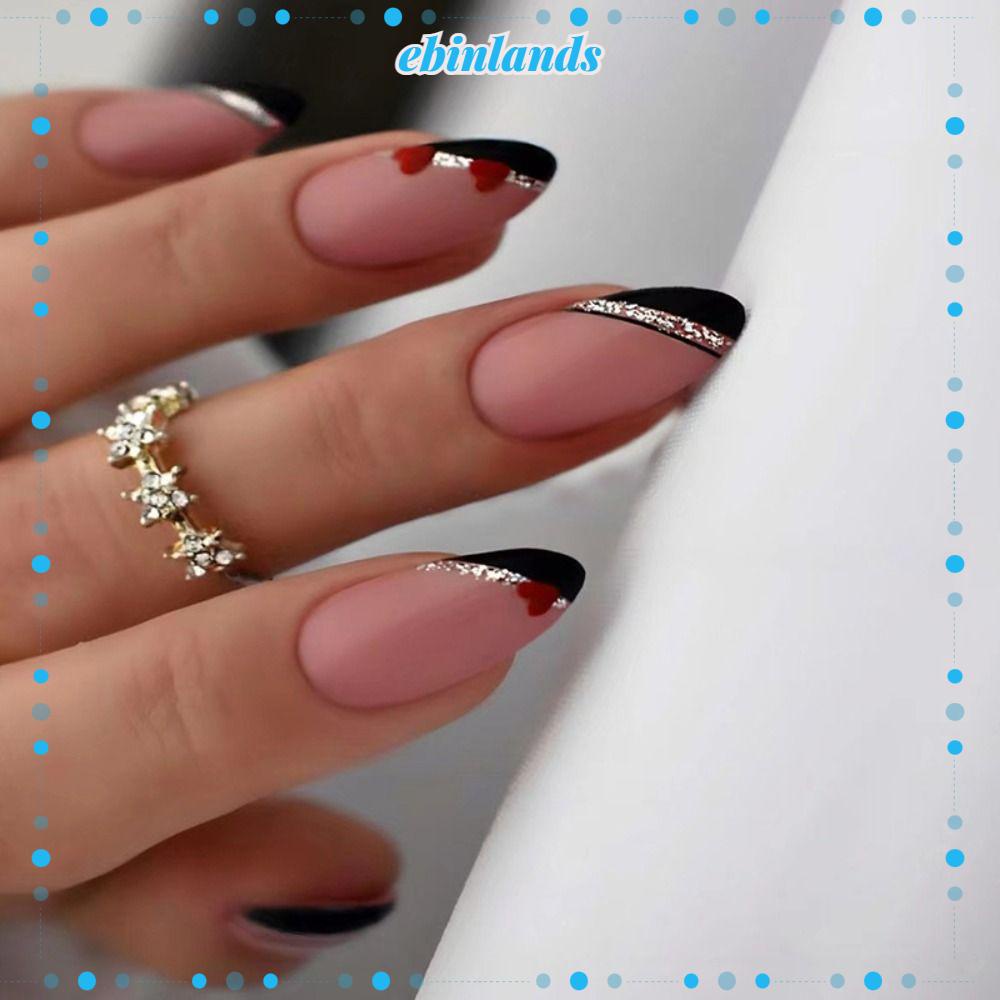 Set 24 Móng Tay Giả Có Thể Tháo Rời