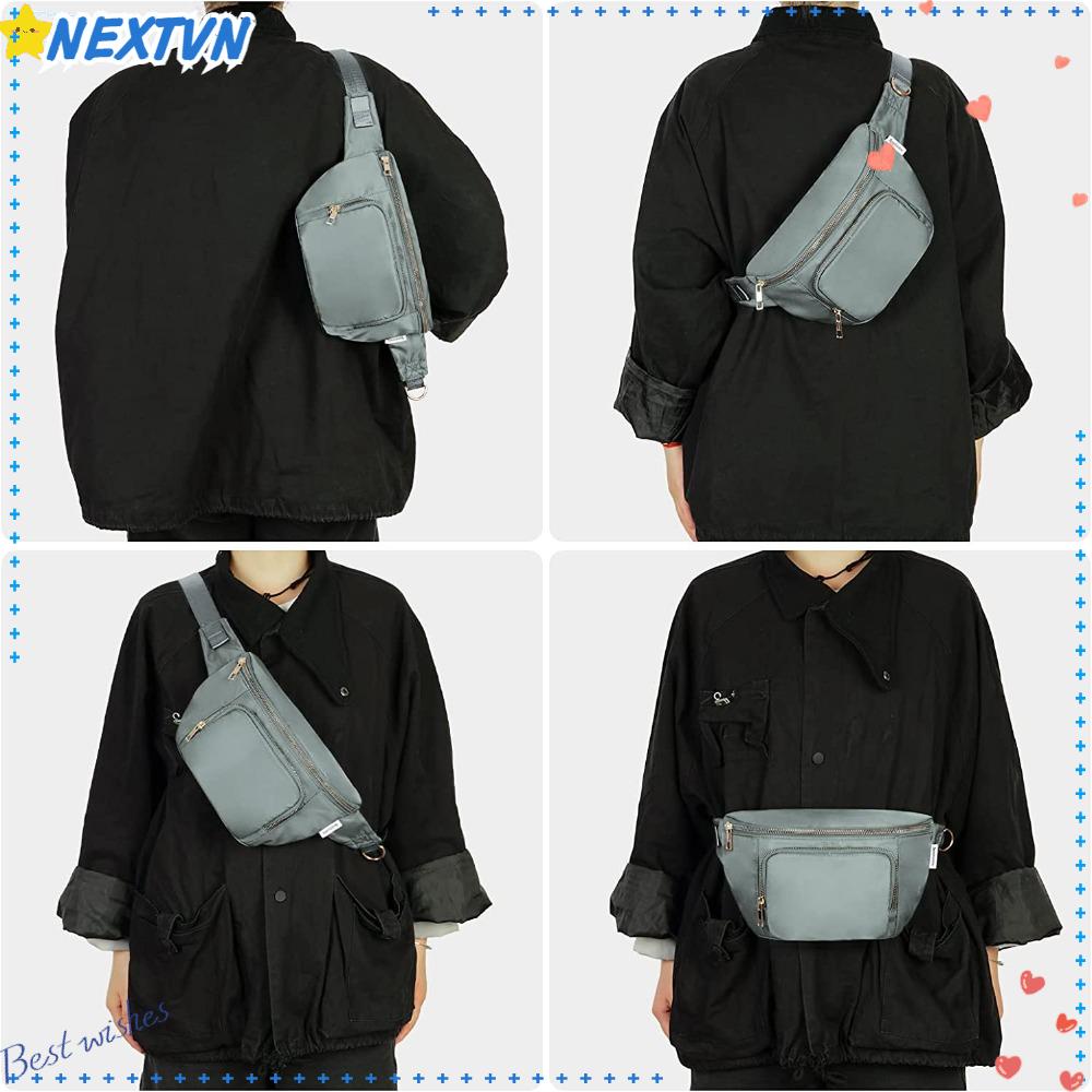 Túi Đeo Hông Thể Thao Cỡ Lớn Bằng Nylon Thời Trang