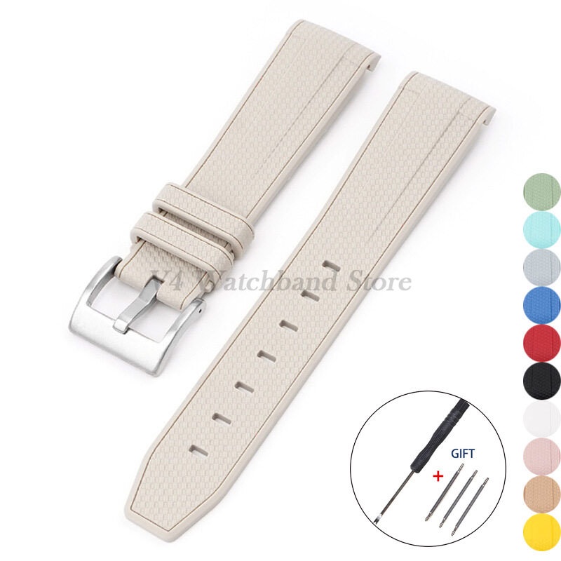 Dây Đeo Silicone Cao Su 20mm Chống Nước Cho Omega for Swatch