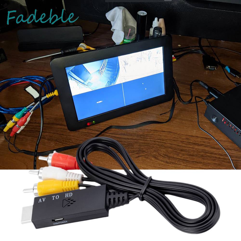 Cáp Chuyển Đổi HDMI Sang RCA AV Dài 1m Cho Máy Ảnh DVD Camera LCD TV