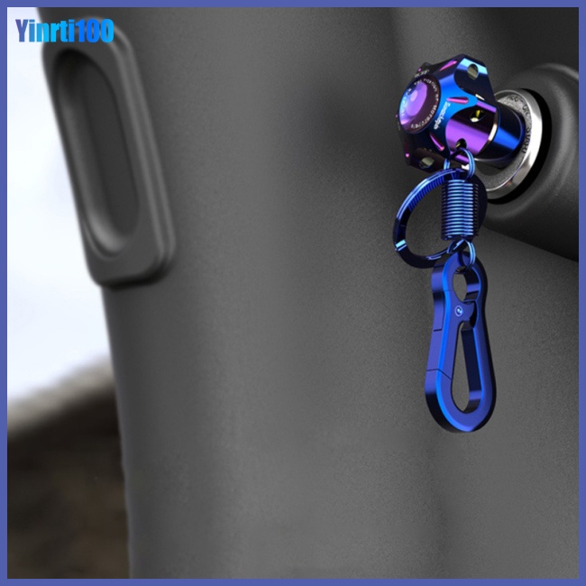 Móc Chìa Khóa Bằng Titan Hình Lục Giác Độc Đáo