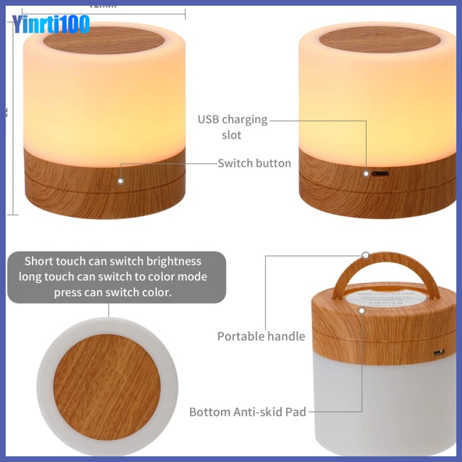 Đèn Ngủ Rgb Nhiều Màu Sắc Có Điều Khiển Từ Xa Tiện Dụng