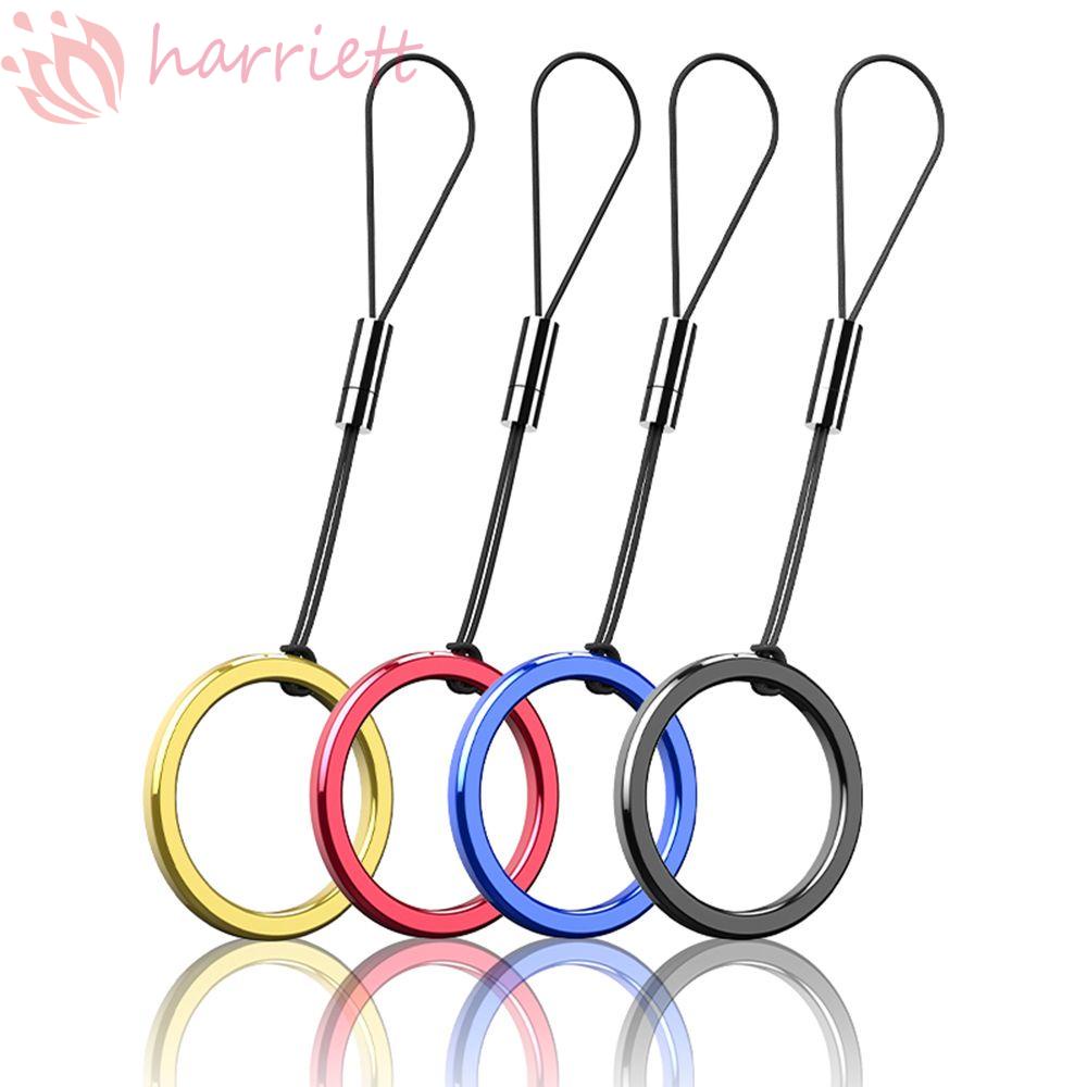 Dây Đeo Điện Thoại Có Vòng Xỏ Ngón Tay Bằng Kim Loại Chống Thất Lạc Nhiều Màu Sắc