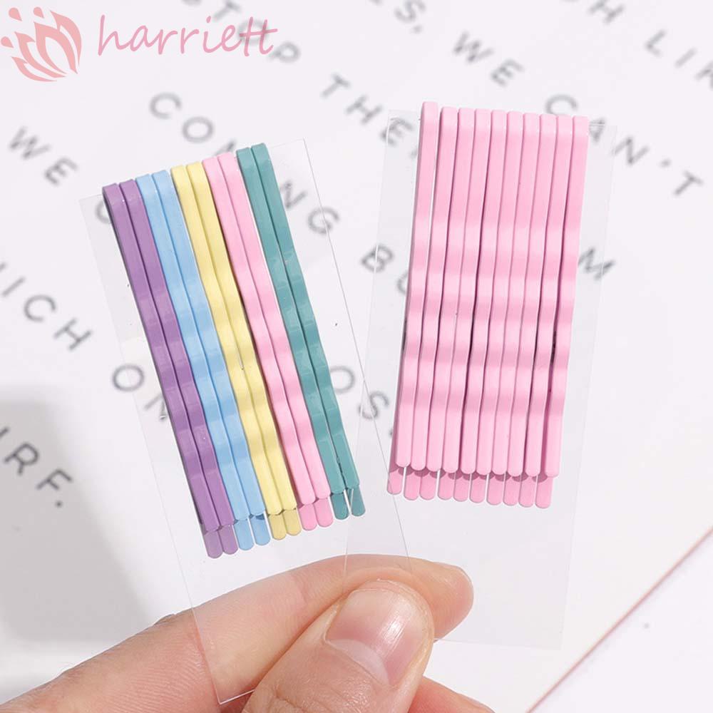 Set 10 kẹp tóc kim loại nhiều màu sắc dễ thương dành cho nữ