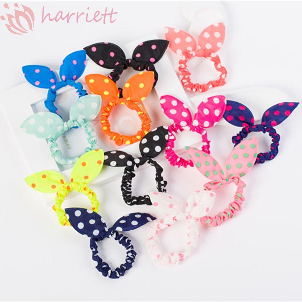 Băng Đô Tai Thỏ Họa Tiết Hoa Cho Bé Gái