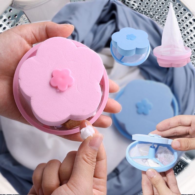 Túi Lưới Lọc Tóc / Xù Lông Thú Cưng Nổi Trên Mặt Nước Giặt Máy Tiện Dụng