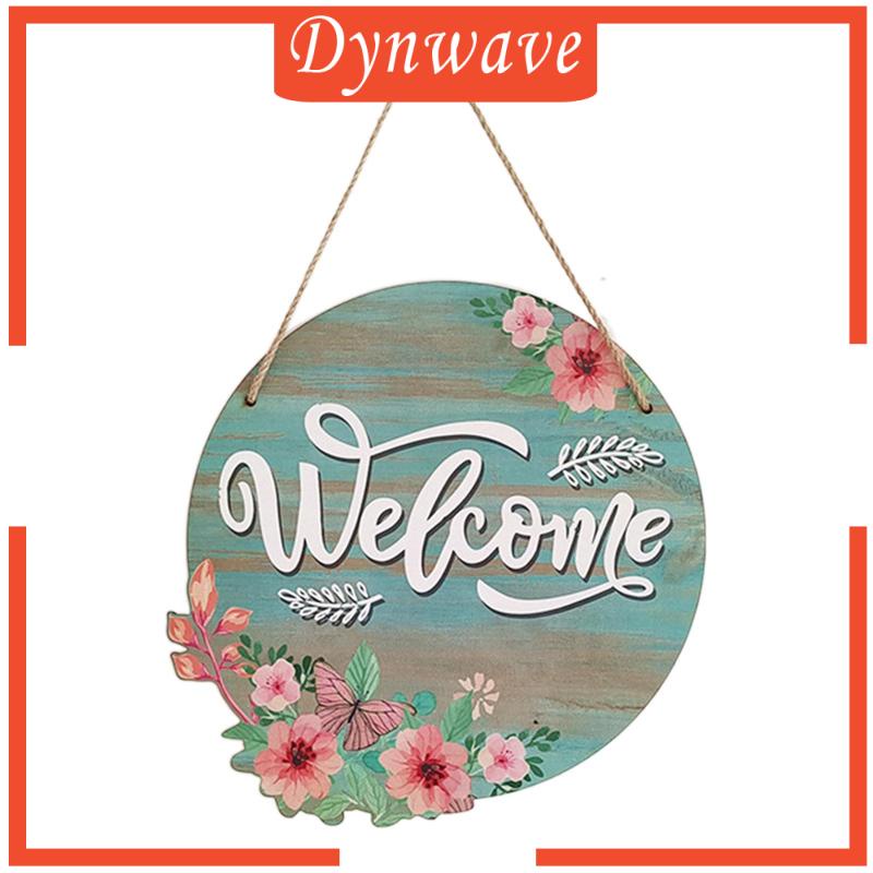 Biển Hiệu Chào Mừng Hình Tròn Dùng Trang Trí Cửa Trước