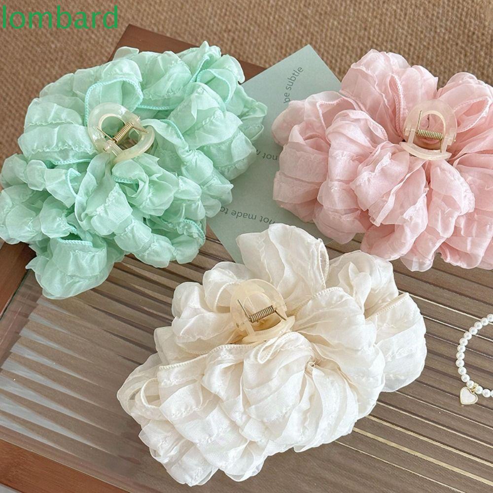 Kẹp Tóc Nơ Nhiều Lớp Cỡ Lớn Dễ Thương Cho Nữ