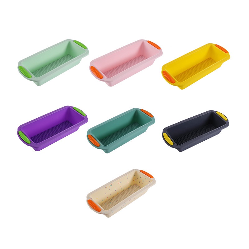 Khay Nướng Bánh Bằng Silicone 7 Màu Tiện Dụng