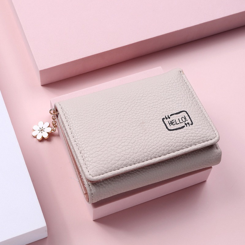 Ví Ngắn Đựng Thẻ Có Tua Rua Thời Trang Mới Dành Cho Bạn Nữ (b7w)