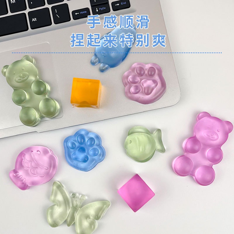 Đồ Chơi Khối Lập Phương Trong Suốt Phát Nhạc Hình Bàn Chân Mèo YL133