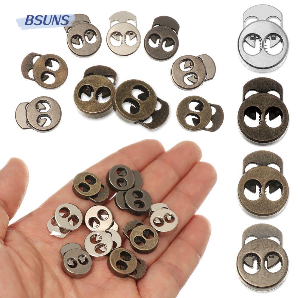 Set 10 Kẹp Nhựa Hai Lỗ 19 * 15mm Phong Cách Thể Thao Chuyên Dụng