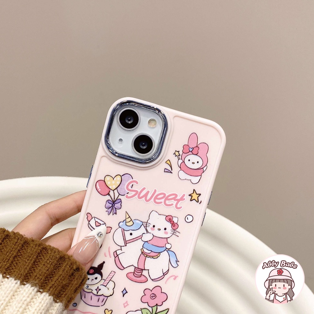 Ốp Điện Thoại TPU Mềm Bóng Chống Bẩn Chống Va Đập In Hình Melody Kuromi Cho IPhone 14 Pro Max 11 12 Pro Max X XS 7Plus