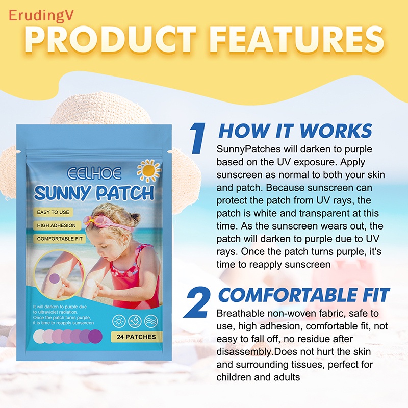 Miếng Dán UV Chống Nắng Bảo Vệ Da Mặt Giảm Tàn Nhang