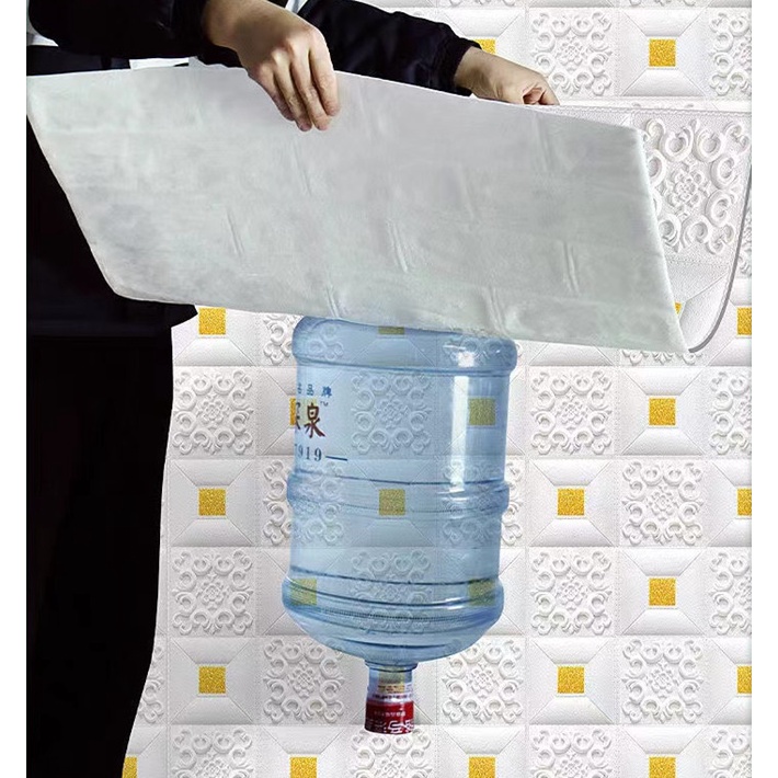 Giấy Dán Tường Bằng Xốp Họa Tiết Gạch 3D Tự Dính Trang Trí Nhà Cửa