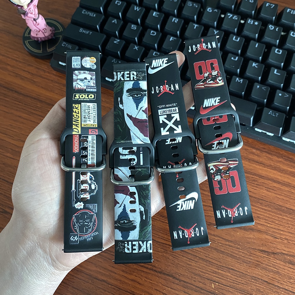 Dây Đeo Silicon Họa Tiết Rằn Ri Thời Trang Cho Đồng Hồ Thông Minh Xiaomi S1 Active