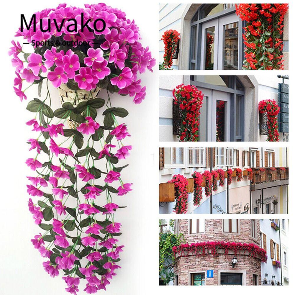 MUVAKO Chậu Hoa Giả Treo Trang Trí Nhà Cửa