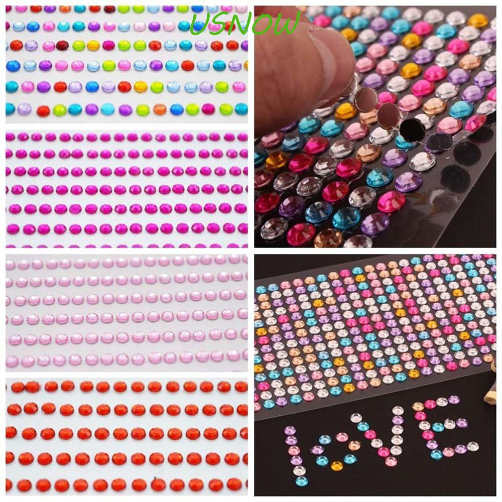 USNOW 1 Tấm Sticker Dán Trang Trí Móng Tay / Điện Thoại DIY Chuyên Nghiệp|Miếng Dán Trang Trí Hình Đôi Mắt Độc Đáo