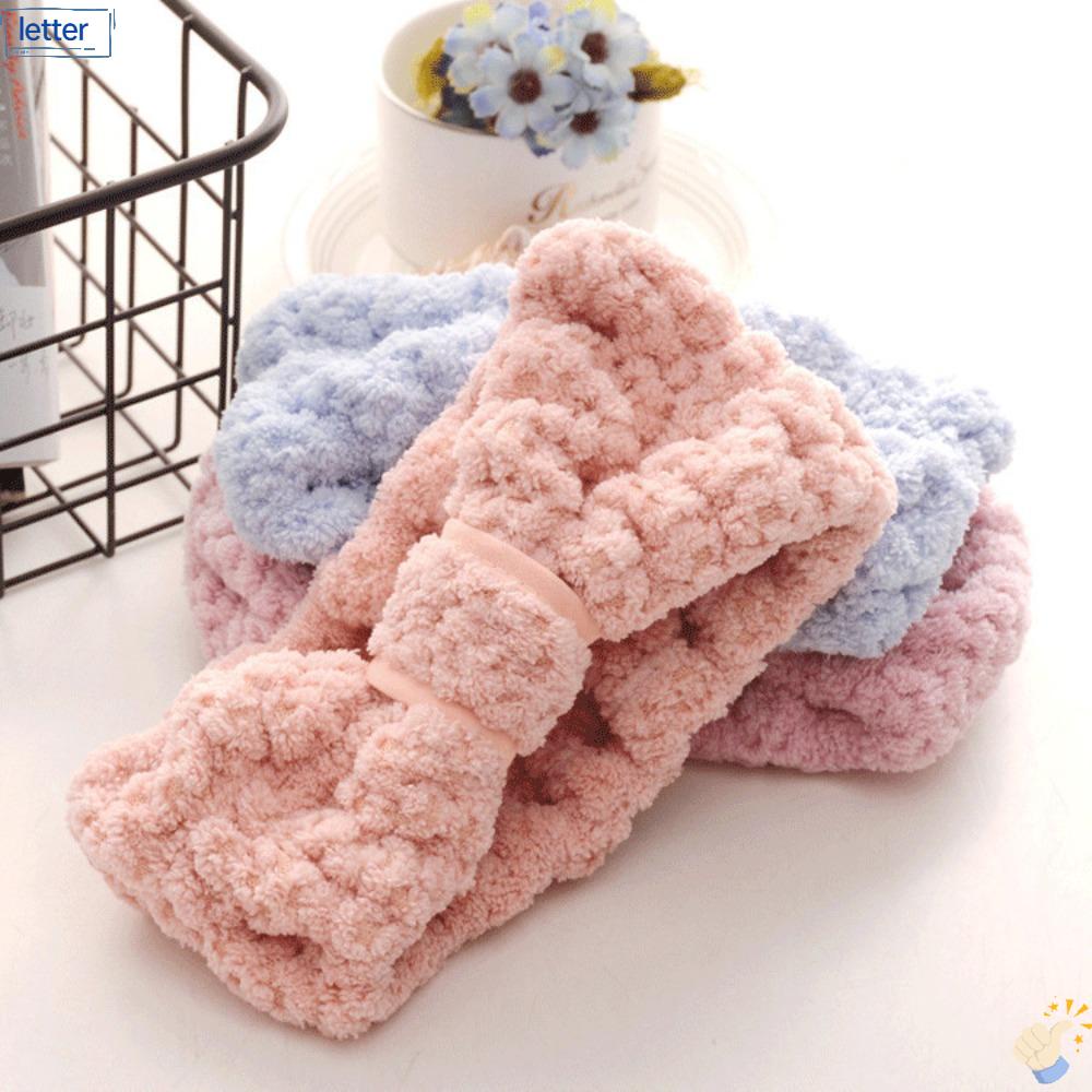 LET Băng Đô Cài Tóc Thể Thao Thấm Hút Nước Co Giãn Bằng Lông Cừu Cho Nữ