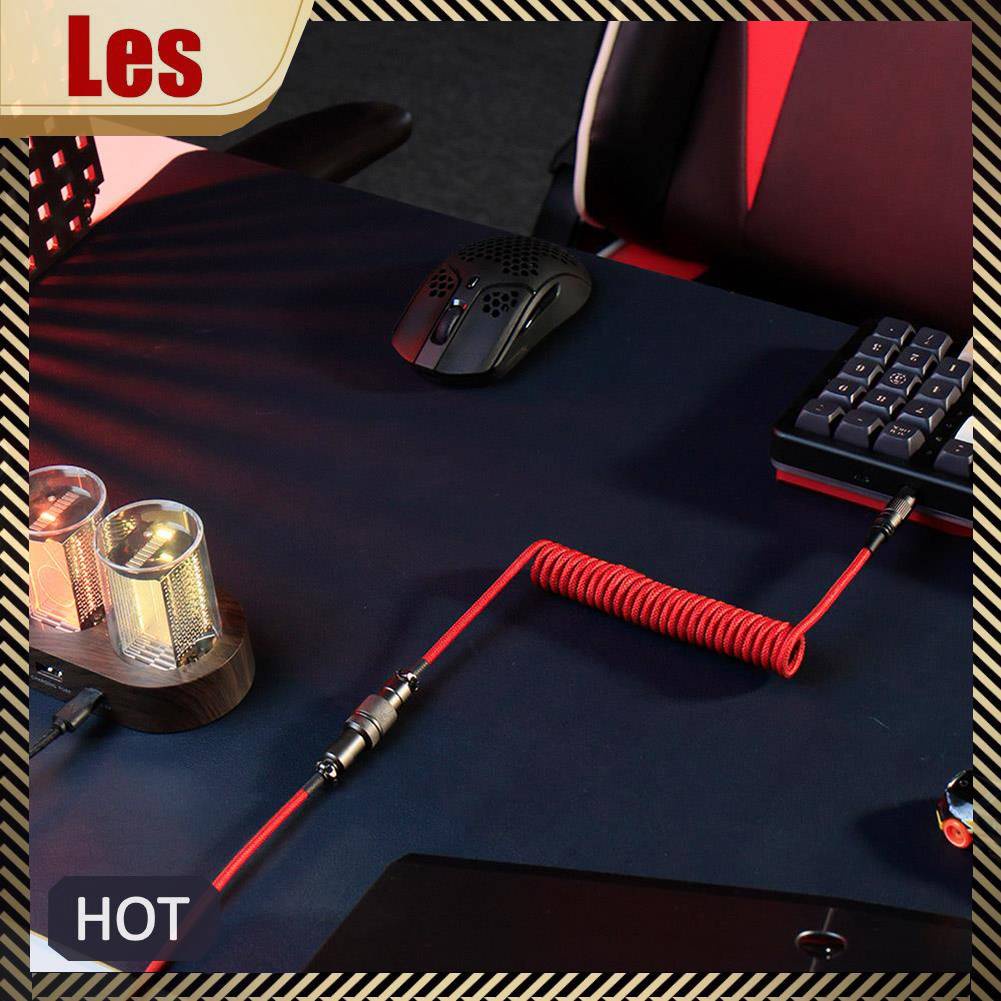 Dây Lò Xo Nối Dài 1.5m Chuyển Đổi Type C Sang USB