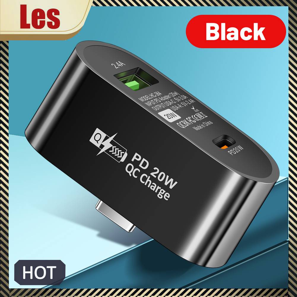 Tẩu Sạc Nhanh 2 Cổng Type-C PD 20W + USB 2.4A Cho Điện Thoại Iphone 14 Pro