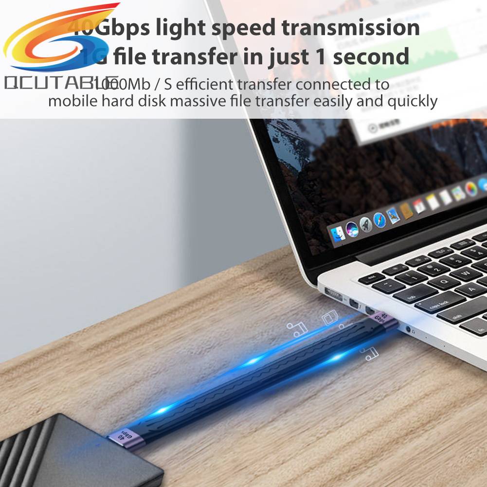 Cáp Dữ LiệU USB 4.0 Gen3 Sang Type C 40Gbps PD 100W