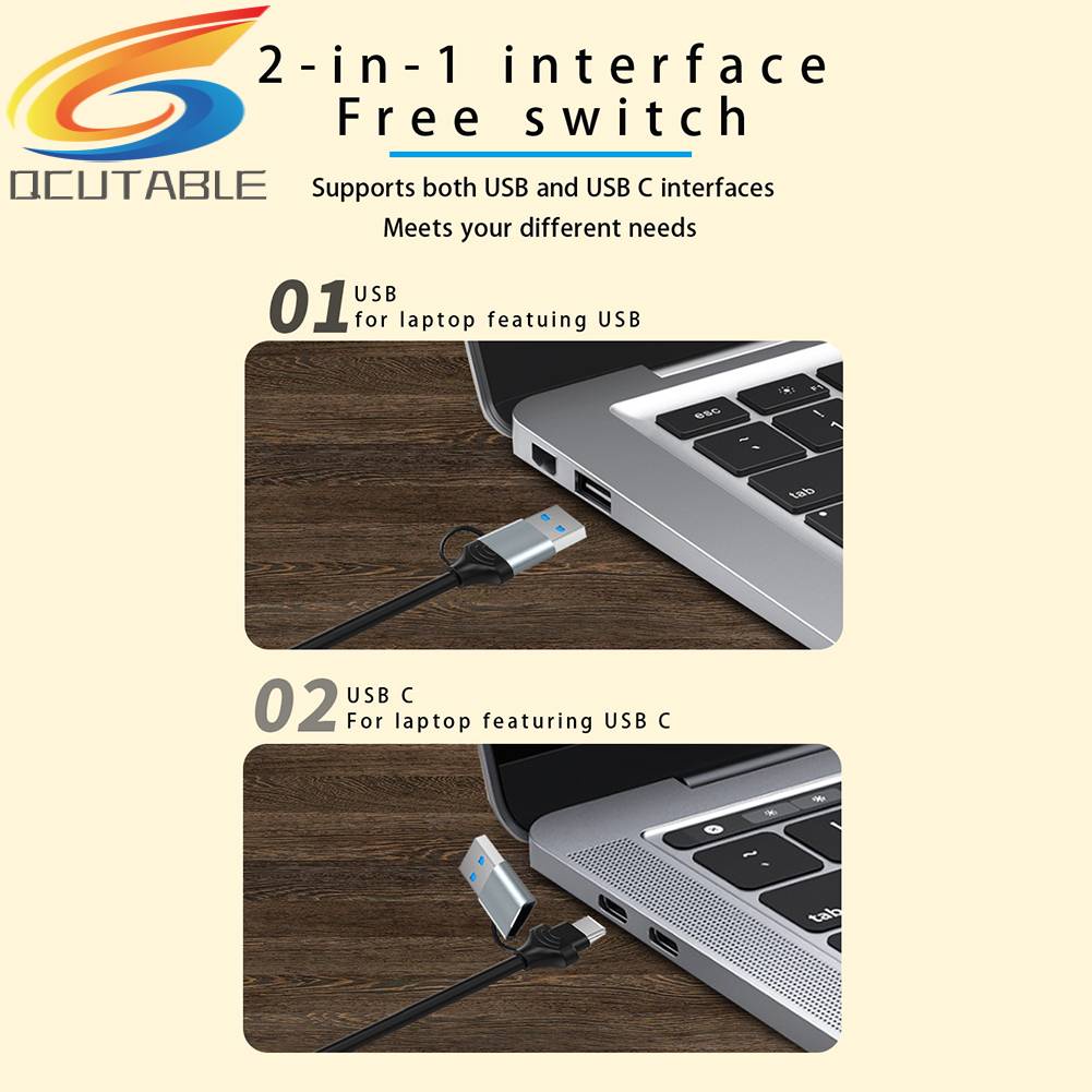 Bộ Chuyển Đổi Thẻ Video USB A Type-C HDMI Sang USB HD Chất Lượng Cao