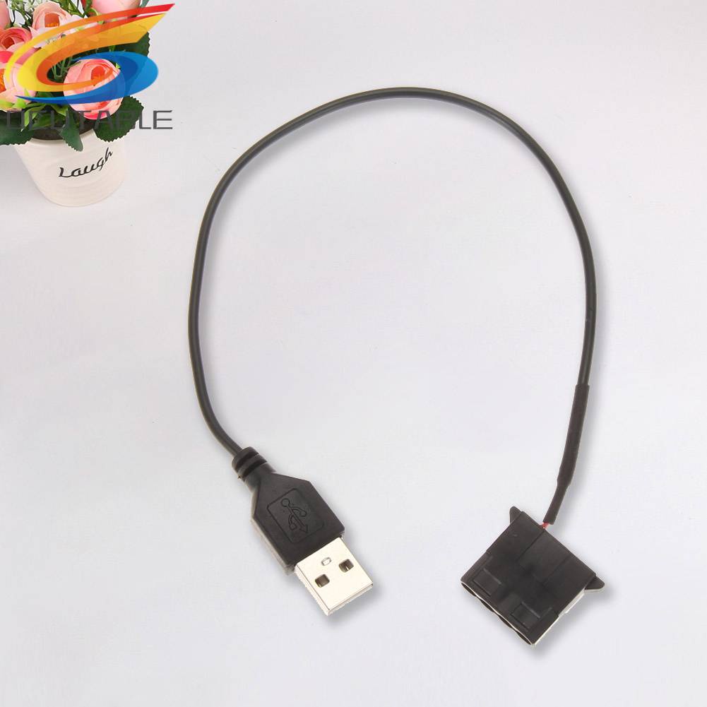 Cáp ChuyểN ĐổI QuạT TảN NhiệT USB Sang 4 pin 1 Feet Cho PC
