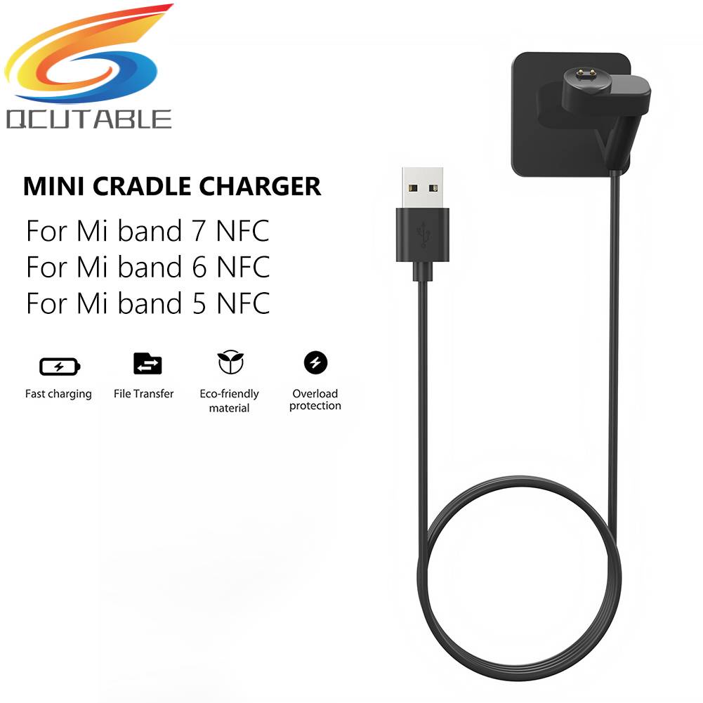 Dây Cáp Sạc USB Cho Đồng Hồ Thông Minh Xiaomi Mi Band 7 6 5 NFC