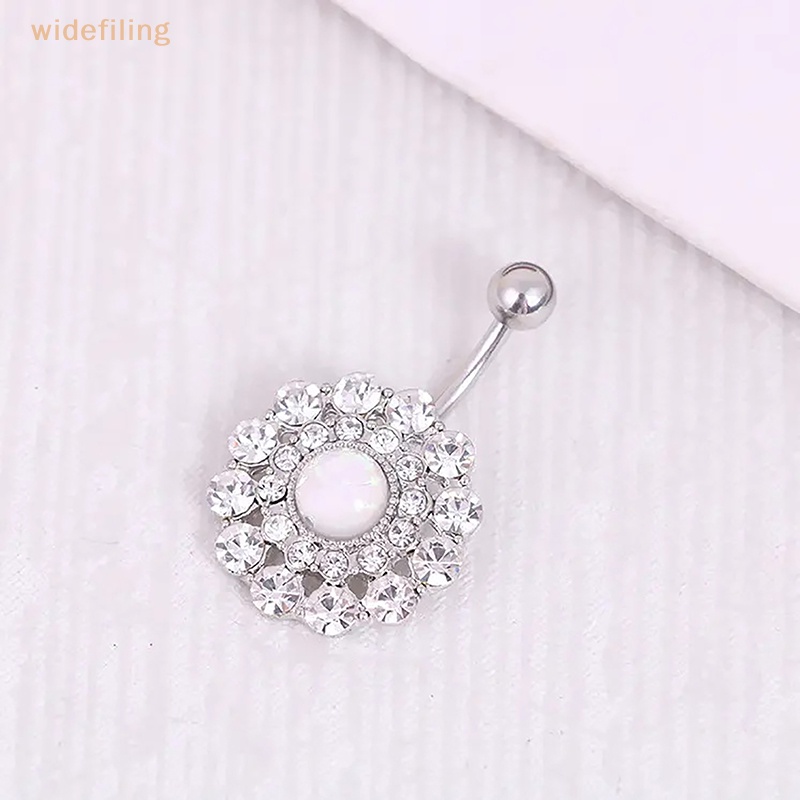 Khuyên Rốn Chất Liệu Thép Không Gỉ Đính Đá Zircon Thời Trang