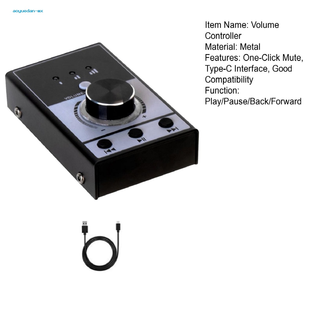 Aoyuedan Bộ Điều Khiển Âm Lượng Máy Tính Đa Phương Tiện Không Cần Khử Trùng Kèm Phụ Kiện