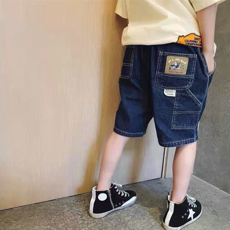 Quần jeans Lửng Thời Trang Dành Cho Bé Trai