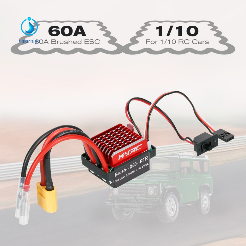 Bộ Điều Khiển Tốc Độ Động Cơ Không Chổi Than Chống Va Chạm Cho Thuyền HSP HPI ESC