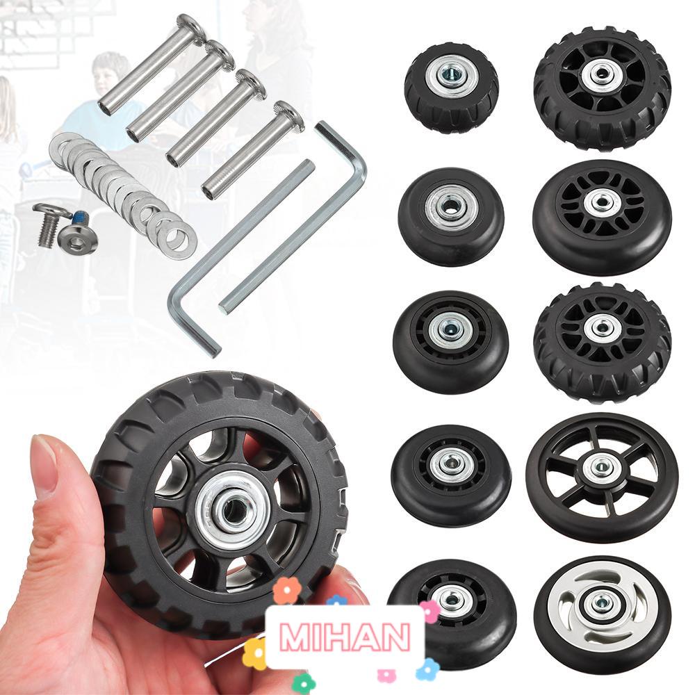MIHAN1 Set 2 Bánh Xe Thay Thế Kèm Ốc Vít Cho Vali Hành Lý MIHAN1