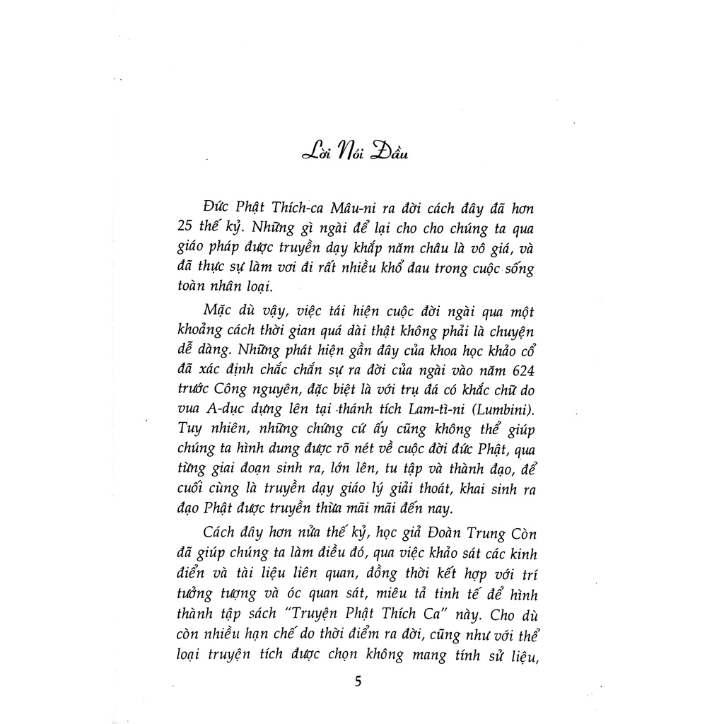 Sách Truyện Phật Thích Ca