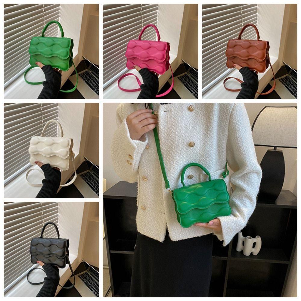 Túi Đeo Chéo Vai Bằng Da PU Sức Chứa Lớn Dành Cho Nữ