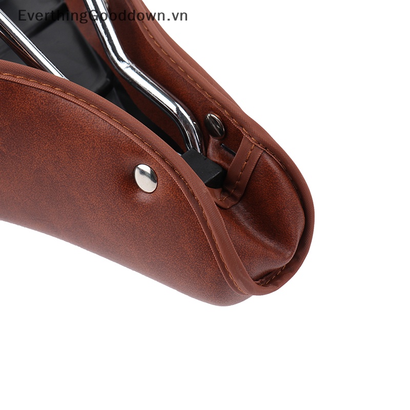 Everthinggooddown Yên Xe Đạp Bằng Da PU Thoải Mái Phong Cách Cổ Điển