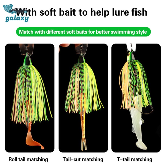Galaxy Set 6 Mồi Câu Cá 10cm / 11g Chuyên Nghiệp Chất Lượng Cao