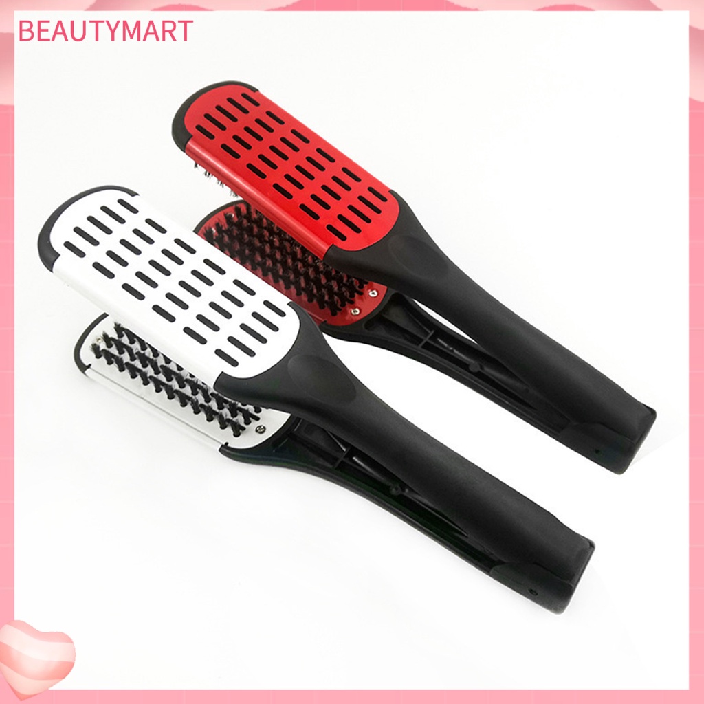 Lược Duỗi Tóc Hai Mặt Bằng Nhựa ABS Chống Tĩnh Điện Cách Nhiệt