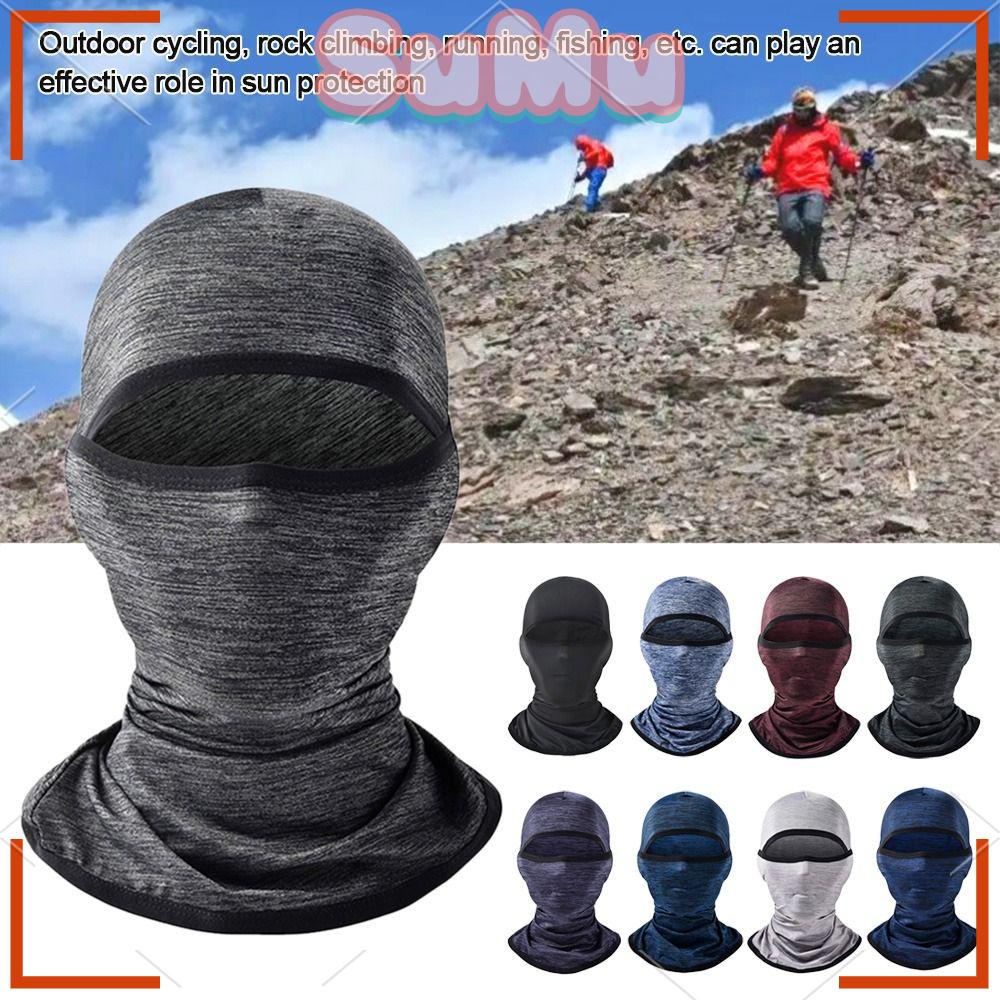 SUMU Toàn Bộ Mũ Trùm Đầu Kiêm Khăn Che Mặt Chống Tia UV Tiện Dụng Khi Đi Xe Máy / Đạp Xe