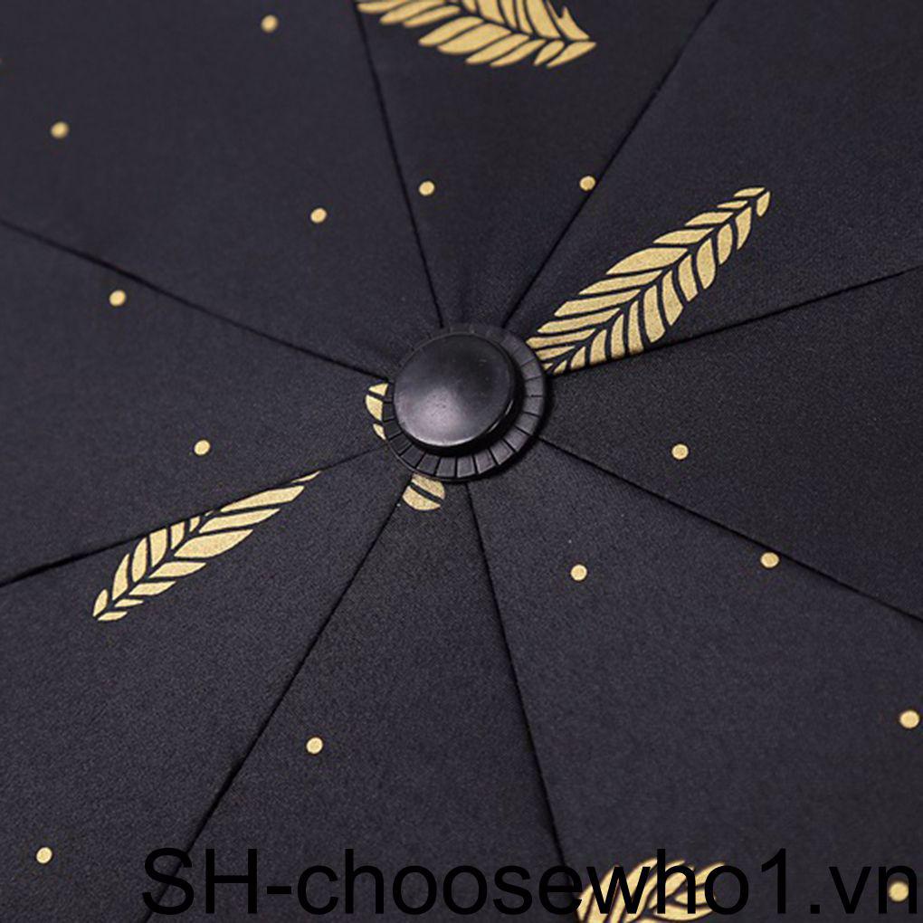 Dù Gấp 3 Khúc Chống Tia UV / Mưa / Gió Tiện Dụng Cho Nữ Sự Bảo Vệ